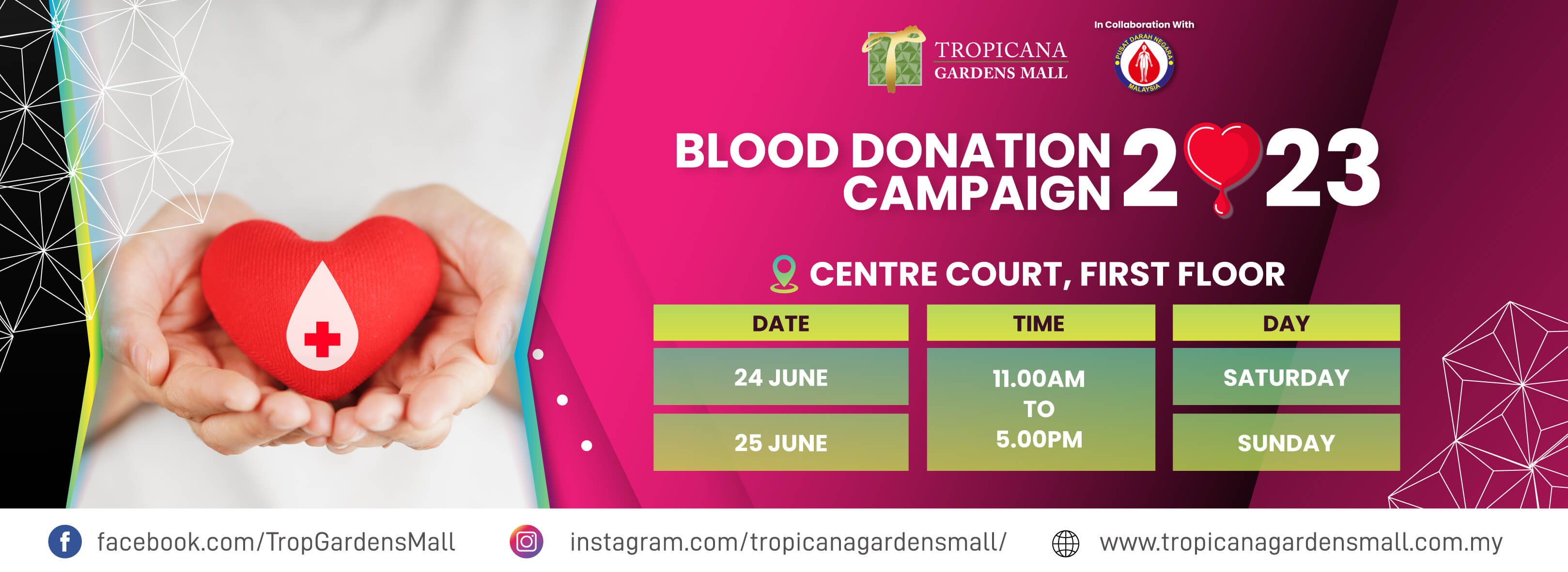 Tropicana Gardens Mall Blood Donation
