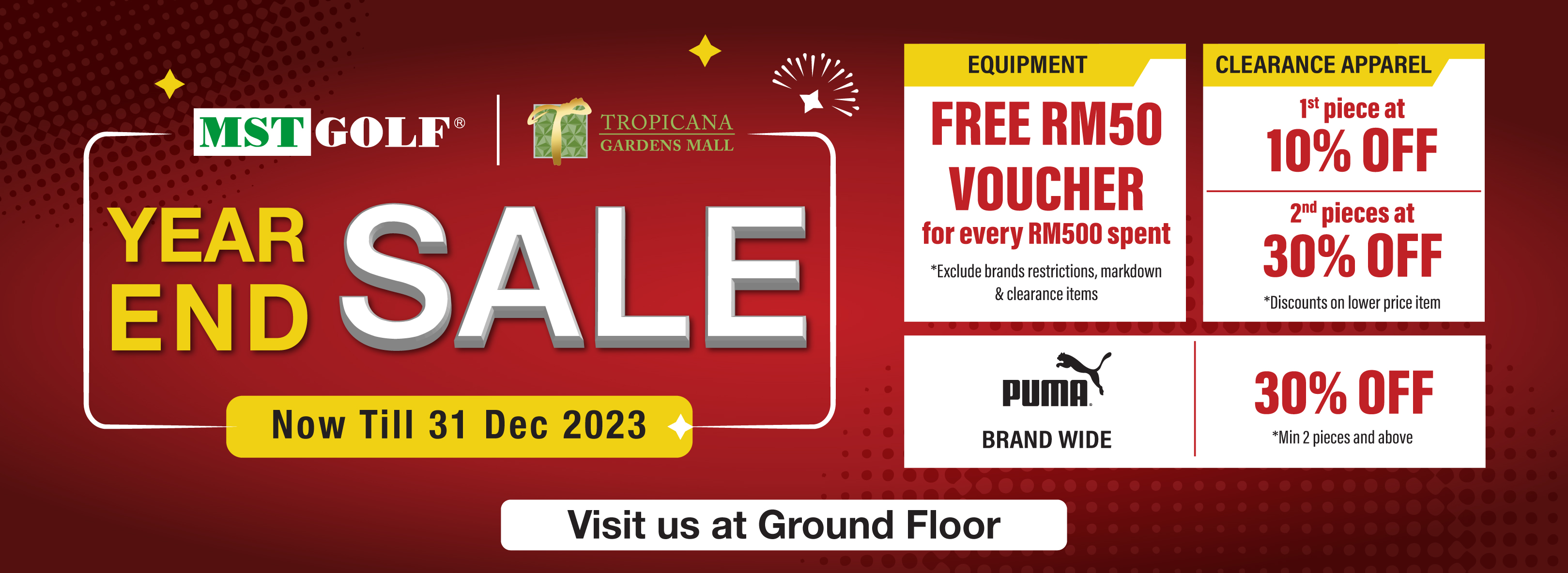 Tropicana Gardens Mall MST Year End Sale