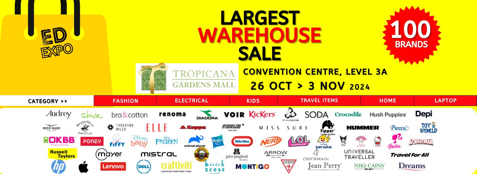 Tropicana Gardens Mall Largest Warehouse Sale