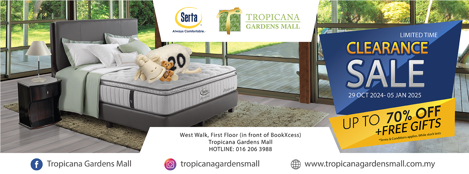 Tropicana Gardens Mall Serta Clearance Sale